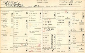 WPA household census for 143 WEST 52ND PLACE, Los Angeles County