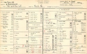 WPA household census for 915 R WEST 65TH STREET, Los Angeles County