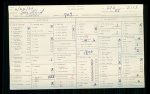 WPA household census for 709 CLOVER ST, Los Angeles