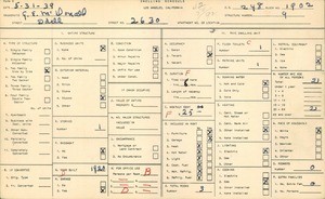WPA household census for 2630 IDELL, Los Angeles