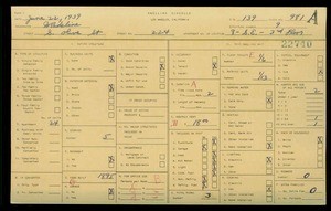 WPA household census for 224 S OLIVE STREET, Los Angeles