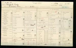 WPA household census for 2117 DARWIN AVE, Los Angeles