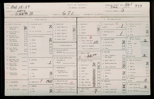 WPA household census for 671 W 68TH ST, Los Angeles County
