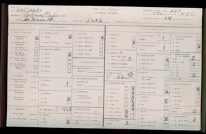 WPA household census for 5226 S MAIN STREET, Los Angeles County