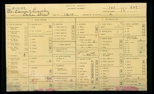WPA household census for 1210 S LAKE STREET, Los Angeles