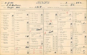 WPA household census for 1319 GAGE AVE, Los Angeles County