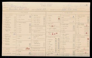 WPA household census for 255 BUNKER HILL, Los Angeles