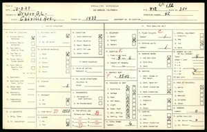 WPA household census for 1433 CABRILLO AVE, Los Angeles County
