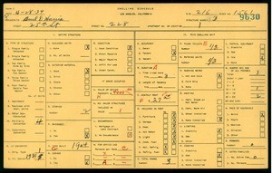 WPA household census for 228 25TH STREET, Los Angeles
