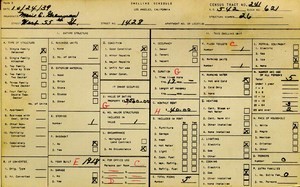 WPA household census for 1428 W 55TH, Los Angeles