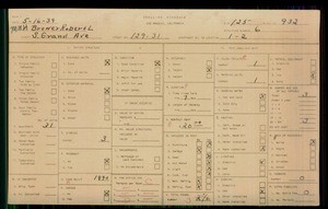 WPA household census for 129 S GRAND AVENUE, Los Angeles