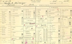 WPA household census for 3112 FOLSOM, Los Angeles