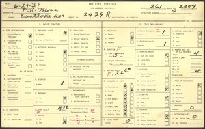 WPA household census for 2439 EASTLAKE AVE, Los Angeles