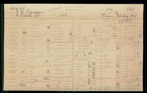 WPA household census for 125 S OLIVE STREET, Los Angeles