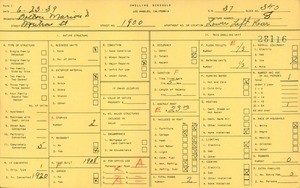 WPA household census for 1900 MONTROSE STREET, Los Angeles