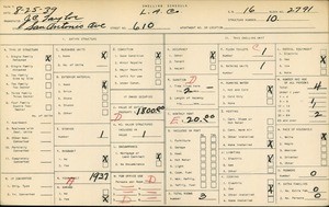 WPA household census for 610 SAN ANTONIO AVE, Los Angeles County