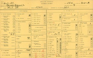 WPA household census for 1320 W 5TH ST, Los Angeles