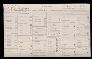 WPA household census for 1109 N CORONADO TERR, Los Angeles