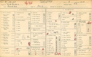 WPA household census for 3019 GRAND AVE, Los Angeles County