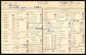 WPA household census for 3670 CORINTH AVE, Los Angeles County