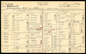 WPA household census for 252 N OCCIDENTAL BLVD, Los Angeles