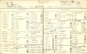 WPA household census for 670 1/2 INDIANA AVE, Los Angeles County