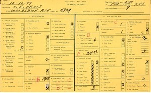 WPA household census for 4329 WOODLAWN, Los Angeles