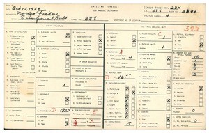 WPA household census for 338 EAST IMPERIAL BLVD, Los Angeles County