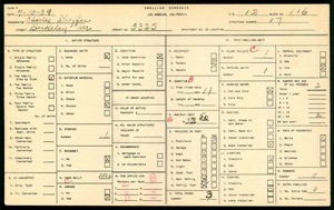 WPA household census for 3325 BERKELEY AVE, Los Angeles