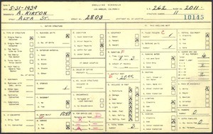 WPA household census for 2803 ALTA ST, Los Angeles