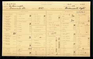 WPA household census for 947 FRANCISCO ST, Los Angeles