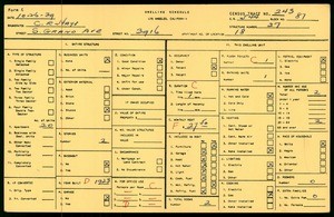 WPA household census for 3916 S GRAND AVENUE, Los Angeles County