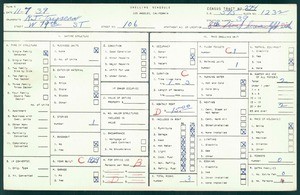 WPA household census for 106 West 79th Street, Los Angeles County