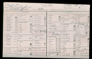 WPA household census for 2619 KERCKOFF AVENUE, Los Angeles County