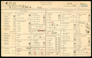 WPA household census for 419 SAVANNAH STREET, Los Angeles