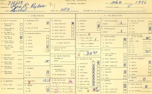 WPA household census for 2511 SICHEL, Los Angeles