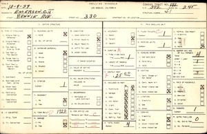 WPA household census for 330 RENNIE AVE, Los Angeles County