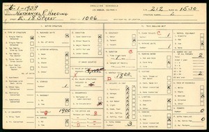 WPA household census for 1006 EAST 18TH STREET, Los Angeles