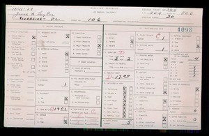 WPA household census for 106 RIVERSIDE, Los Angeles County
