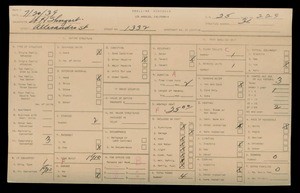 WPA household census for 1332 ALLESANDRO STREET, Los Angeles