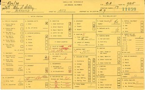 WPA household census for 453 N GRAND, Los Angeles