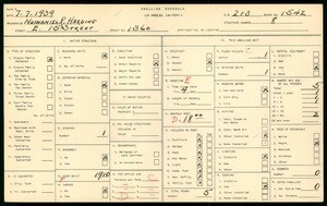 WPA household census for 1360 E 15TH ST, Los Angeles