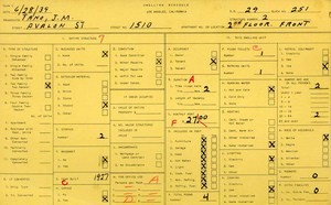 WPA household census for 1510 AVALON, Los Angeles