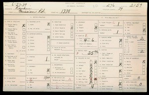 WPA household census for 1338 MISSION, Los Angeles