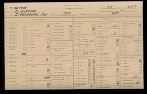 WPA household census for 288 S GRANDVIEW ST, Los Angeles