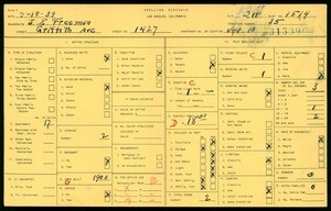 WPA household census for 1427 GRIFFITH AVE, Los Angeles