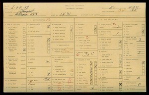 WPA household census for 1431 ALLISON, Los Angeles