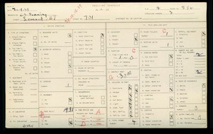 WPA household census for 701 LEONARD, Los Angeles County