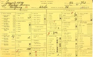 WPA household census for 652 N SPRING, Los Angeles