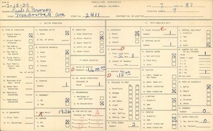 WPA household census for 2411 MEADOWVALE AVE, Los Angeles